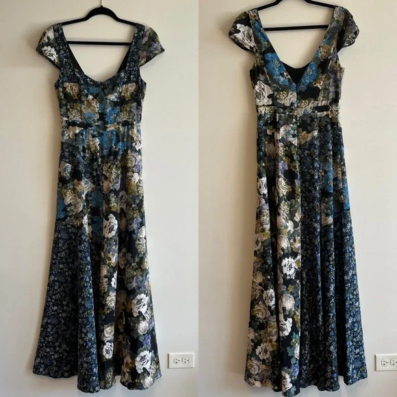 Free People La Fleur Patchwork Maxi Dress - Picture 1 of 9